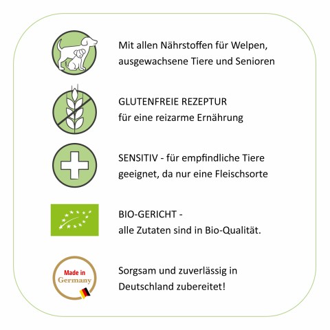 Hund Hundefutter Nassfutter BIO Moby Dick 800g 6 Stück -4- Anifit